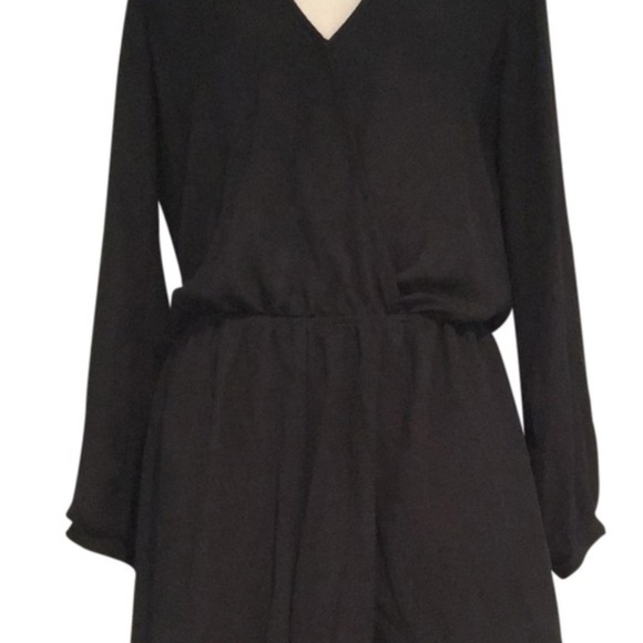 Black long sleeve romper - Picture 2 of 6